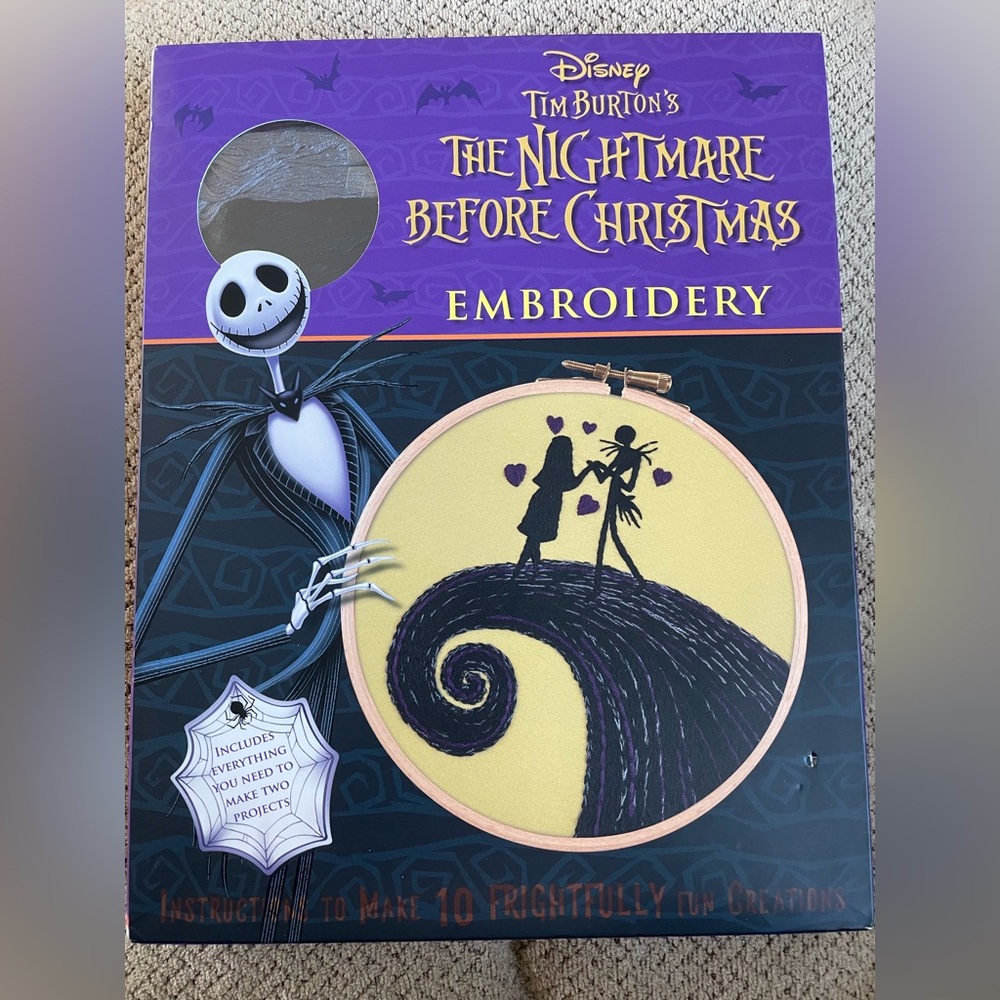 Nightmare Before Christmas embroidery set